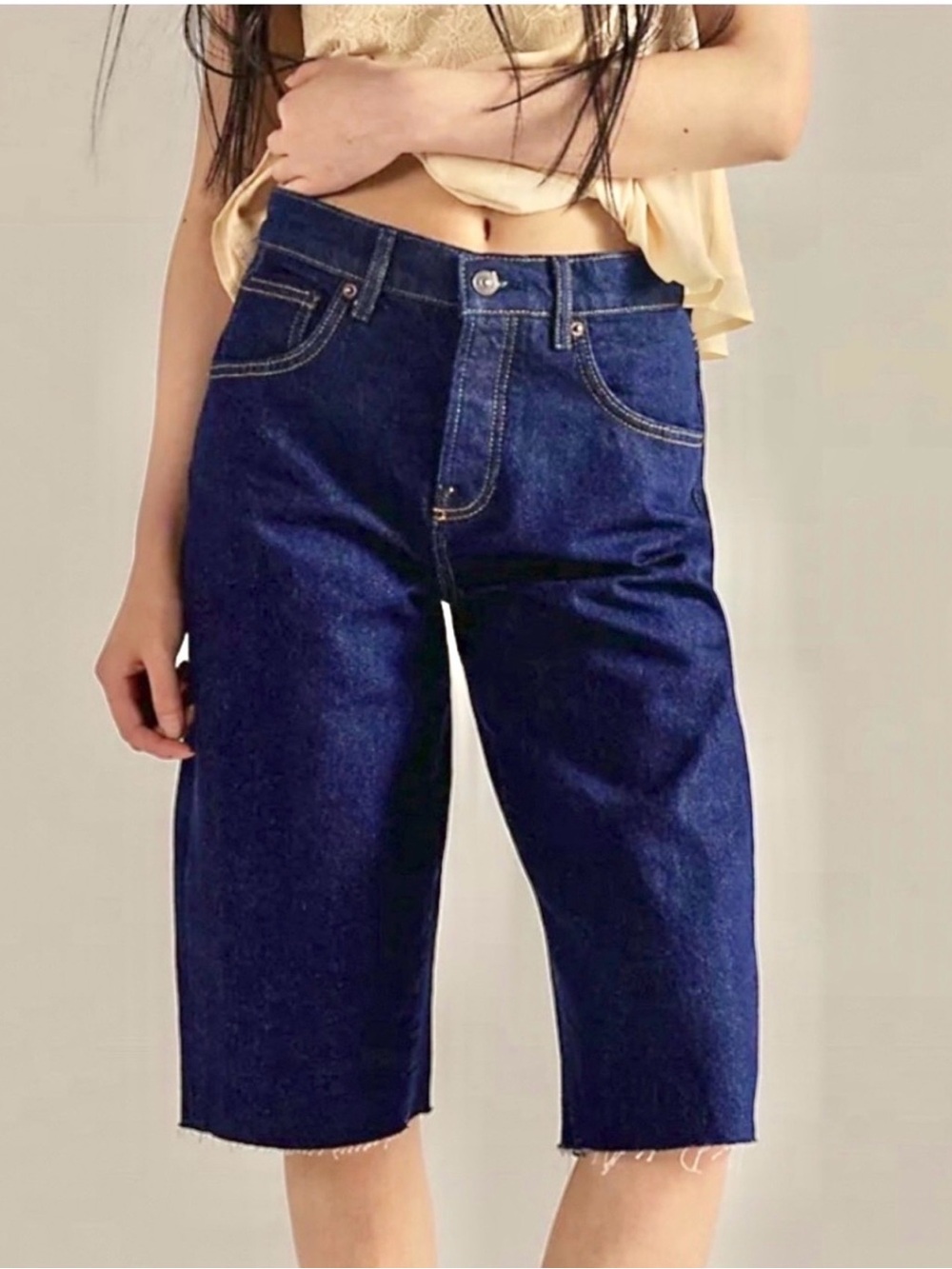 NWT Free People Jam Session Relaxed Capri $78 MSRP